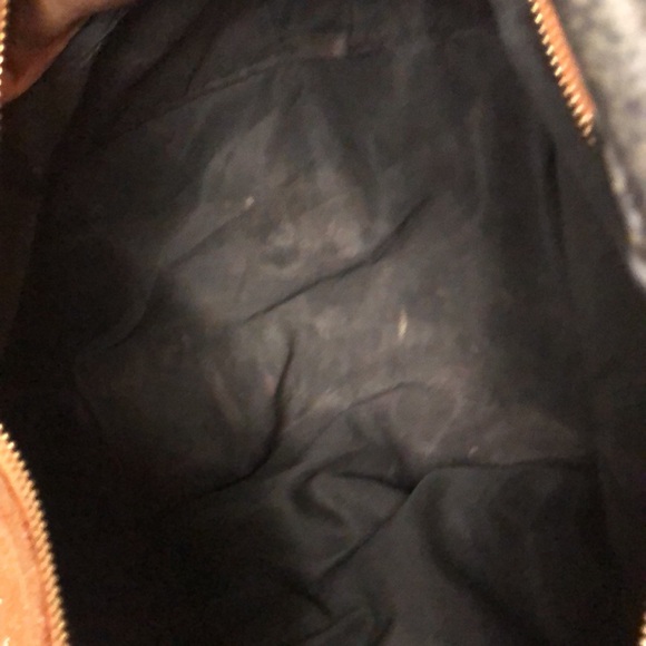 LOLA BERNARD MODENA burnt Orange croc embossed leather/suede shoulder handbag. - Picture 13 of 16